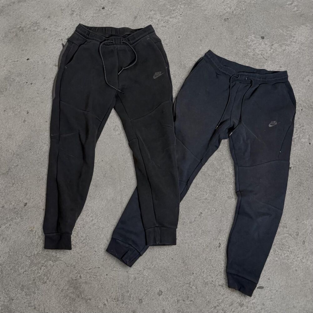2x Bundle Lot of Men’s Nike Tech Pants Black Size Medium